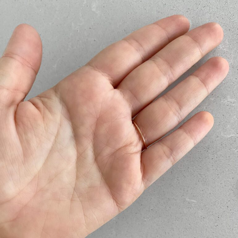 Rose Gold Ring With Cubic Zirconia