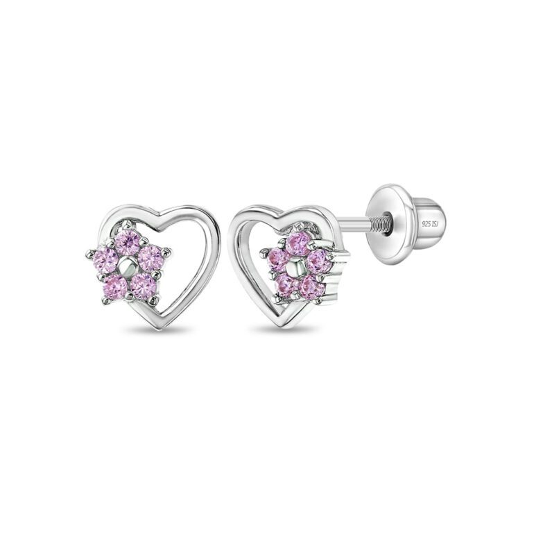 Sterling Silver Kids Earrings – Hearts