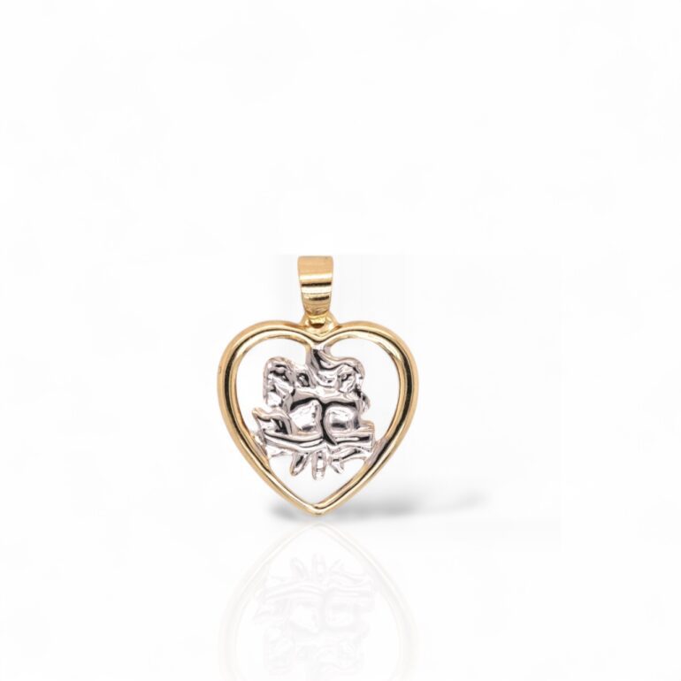 Gold Pendant - Zodiac Sign Gemini