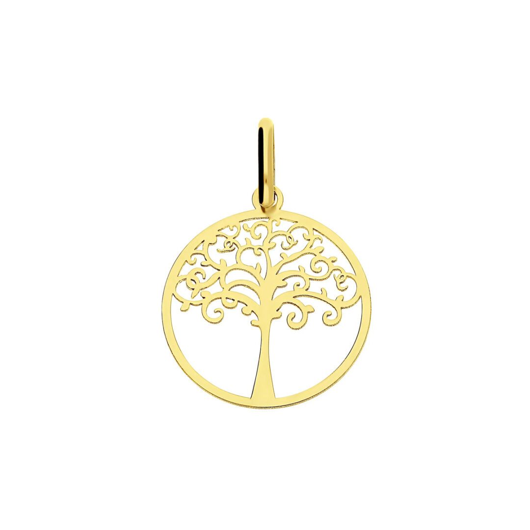 Yellow gold pendant - Tree of life