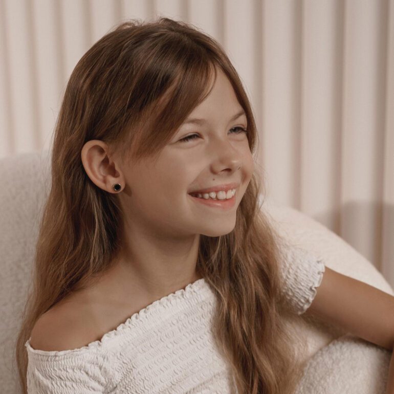 Auksu dengti sidabriniai auskarai su emale