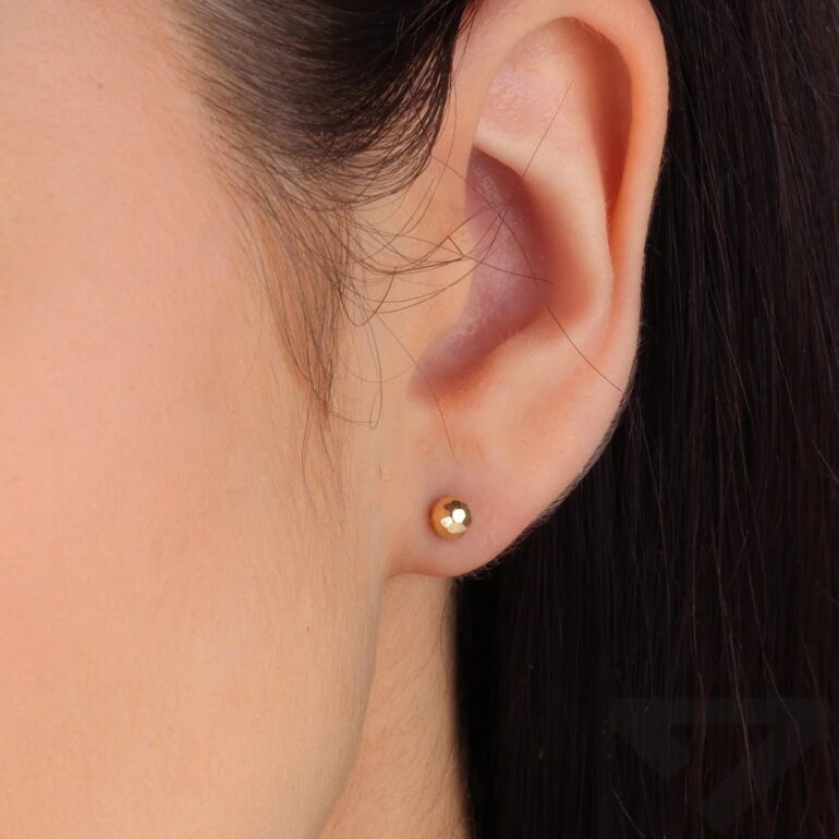 Yellow Gold Earrings