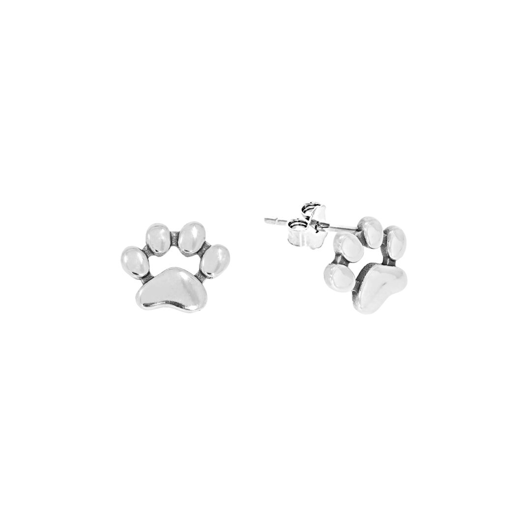 Sterling silver stud earrings