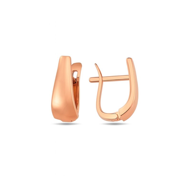 Rose gold earrings