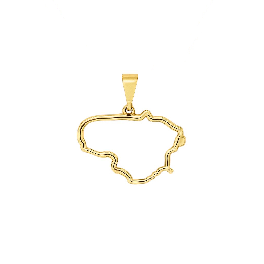 Yellow Gold Pendant - Lithuania