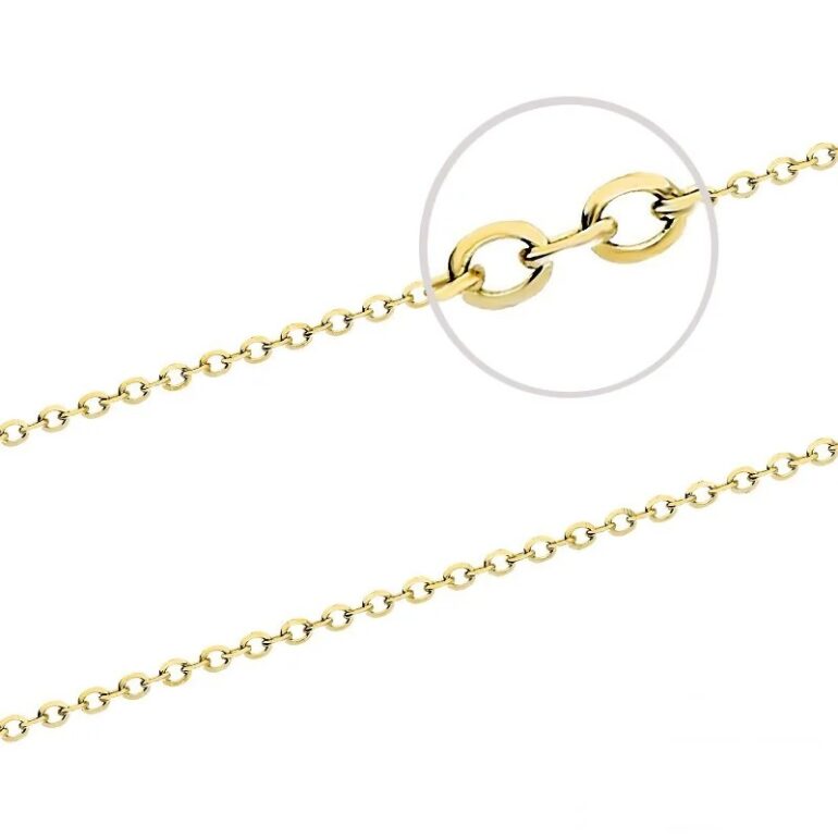 Smulki geltono aukso grandinėlė