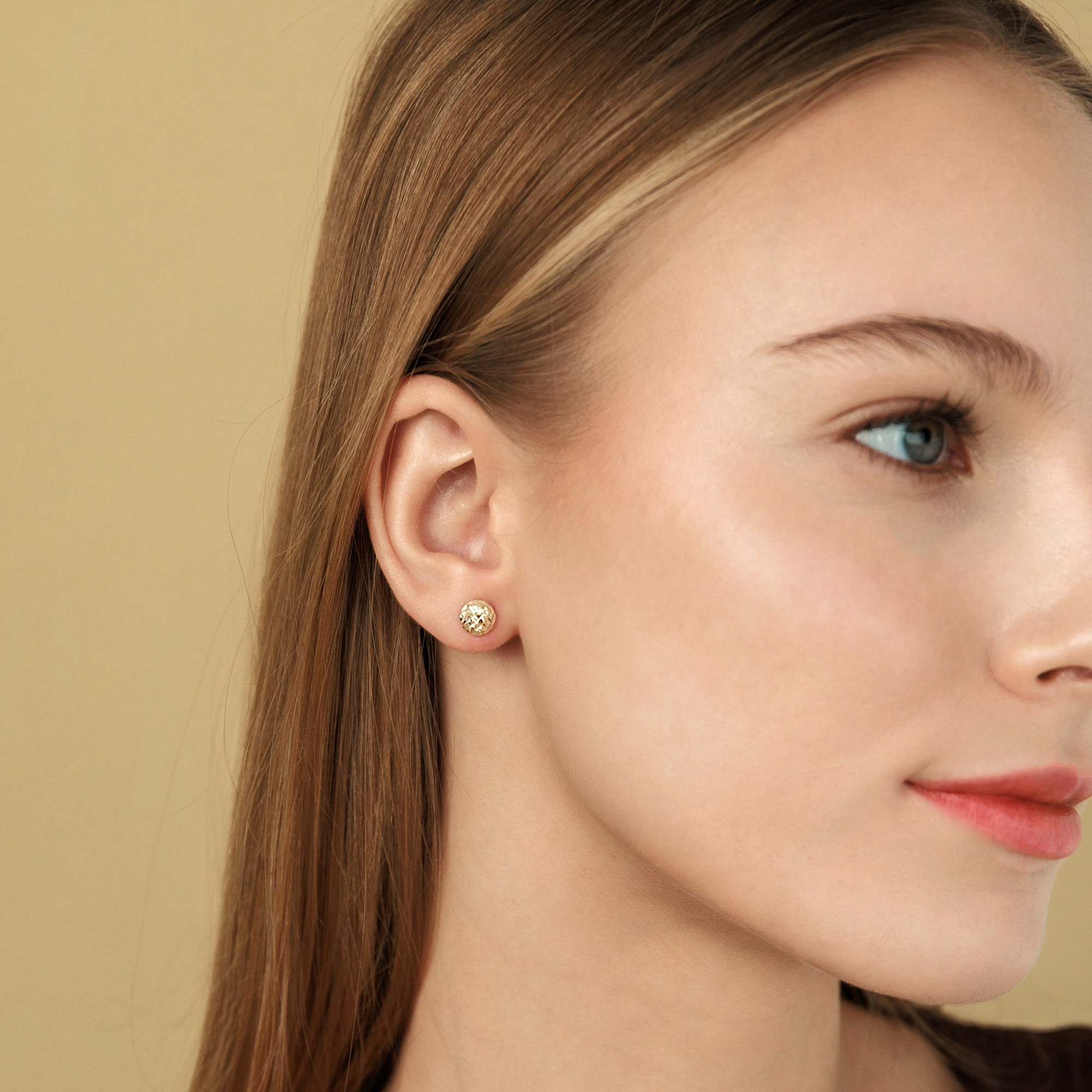 Geltono Aukso Auskarai