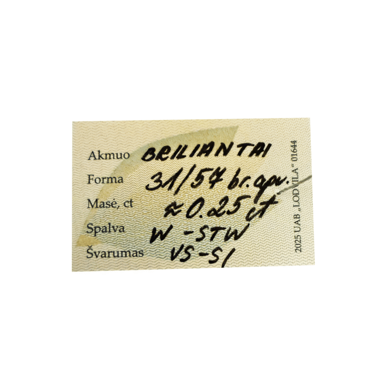 Auksinis Žiedas Su Deimantais