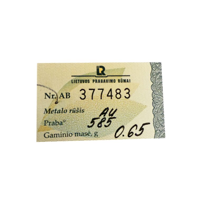 Auksinis Pakabukas - Kryželis Su Safyrais