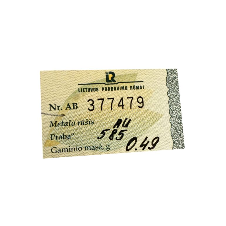 Geltono Aukso Pakabukas - Kryželis Su Smaragdais