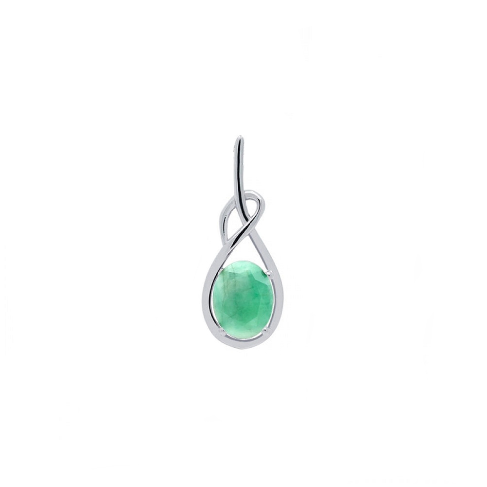 Sidabrinis pakabukas su berilu