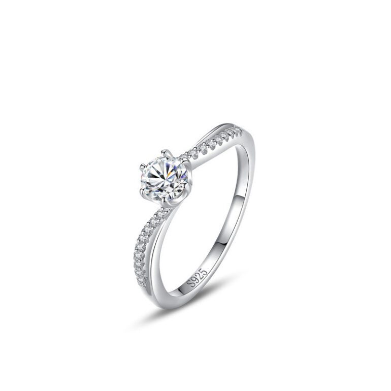Sterling Silver Ring With Cubic Zirconia