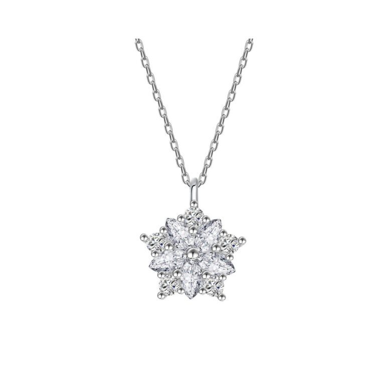 Sidabrinis vėrinys su cirkoniais