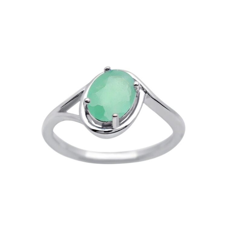 Sterling Silver Ring With Beryl