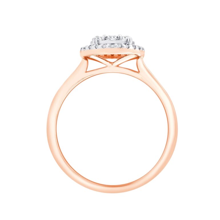 Auksinis žiedas su briliantais