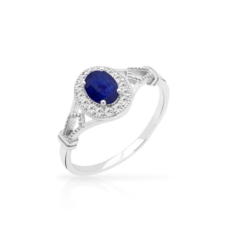 Sterling Silver Ring With Spinel