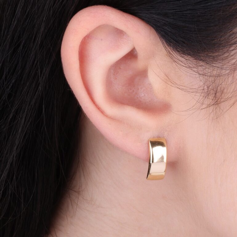 Geltono aukso auskarai