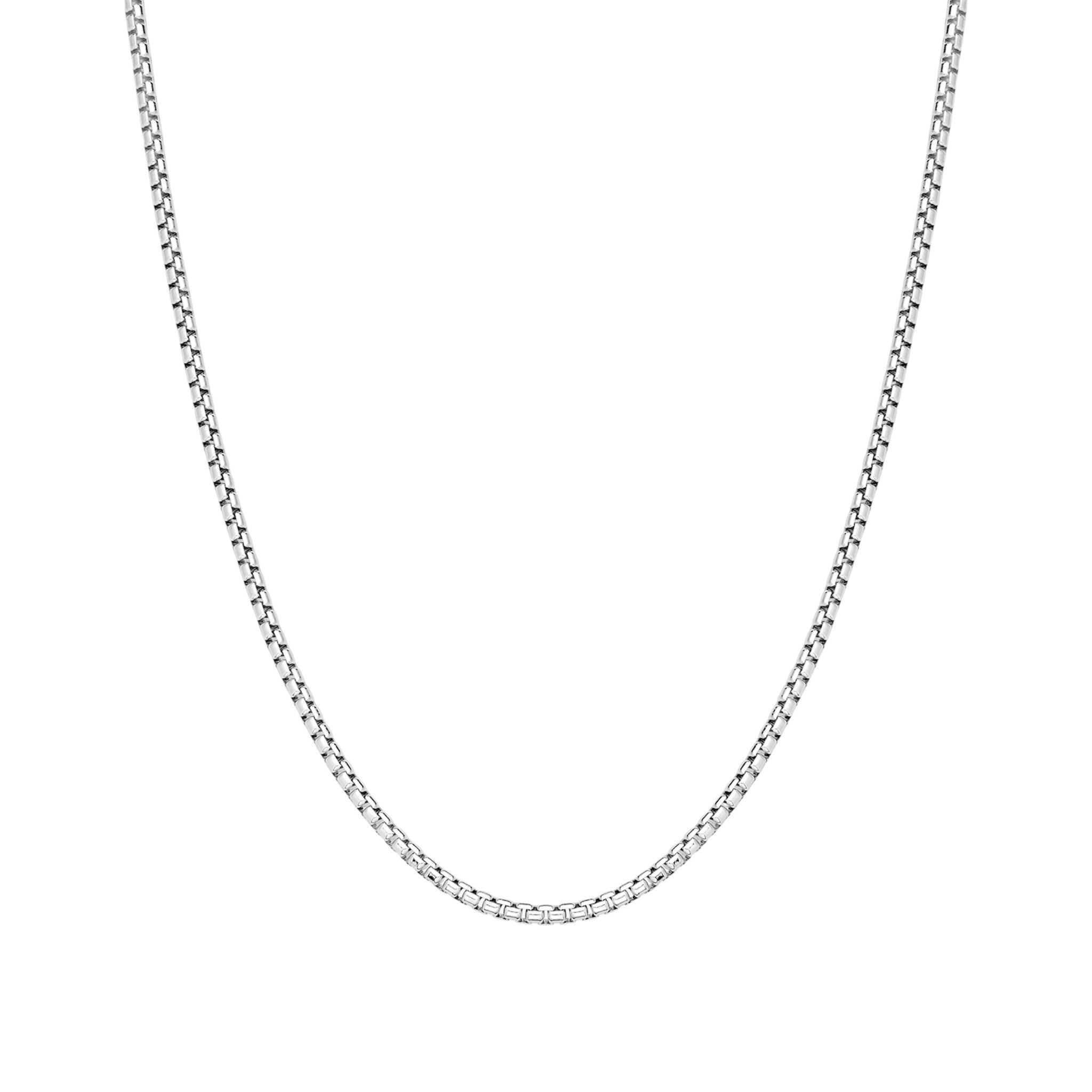 Sidabrinė grandinėlė - Box (apvali)