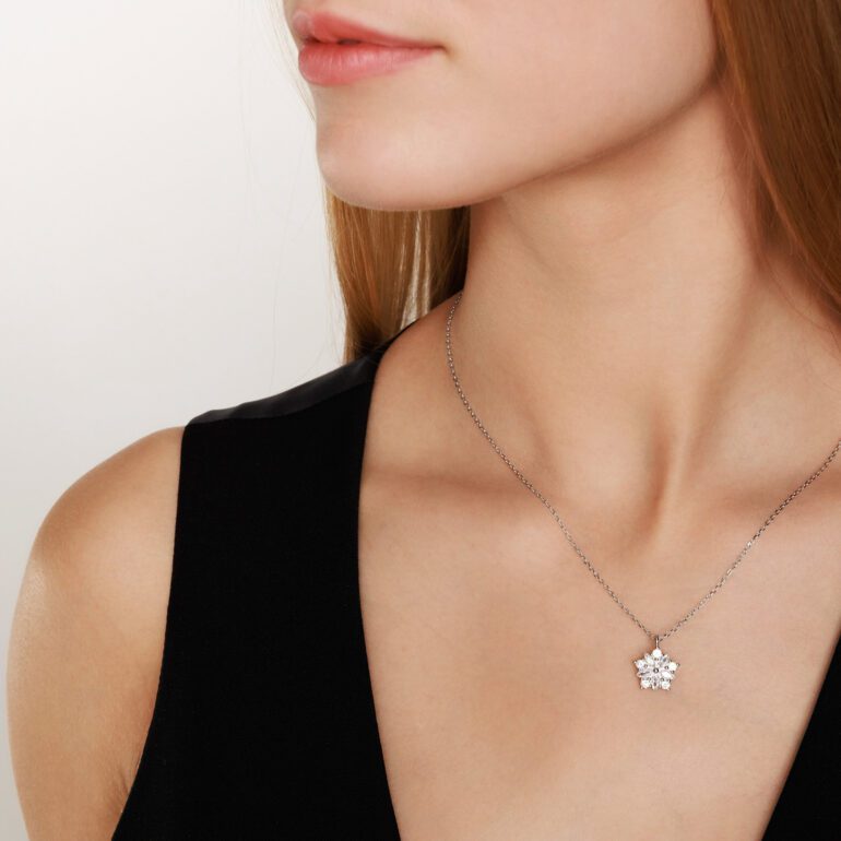 Sidabrinis vėrinys su cirkoniais