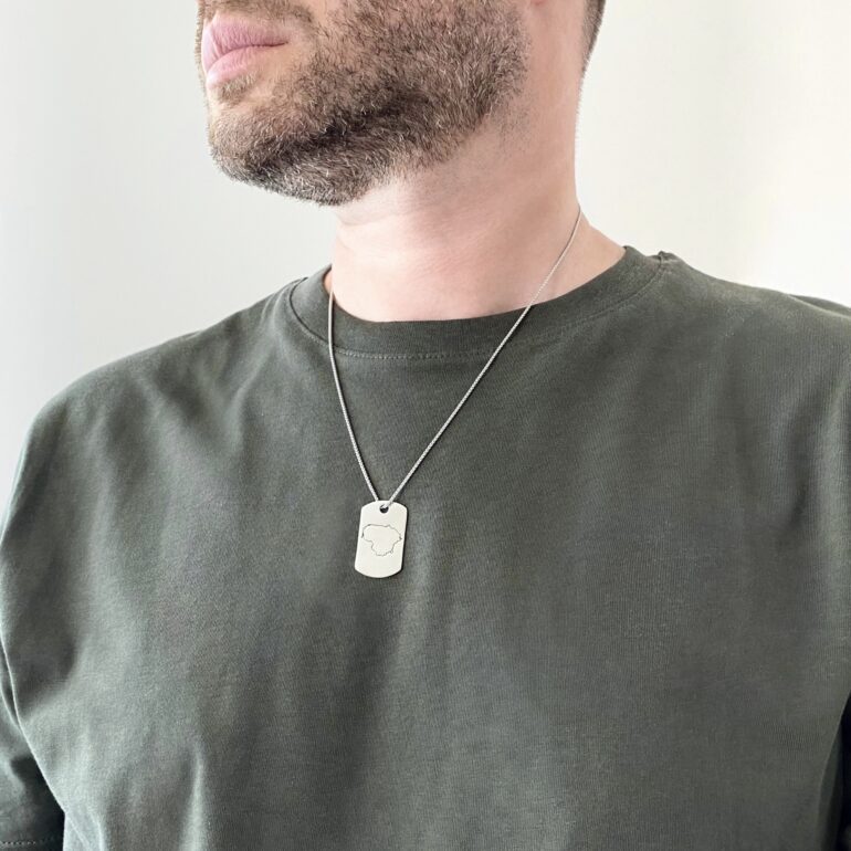 Sidabrinis vėrinys vyrams - Lietuva