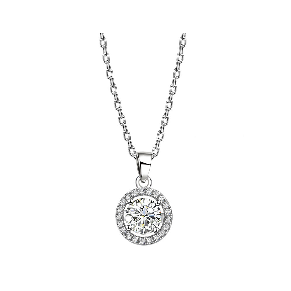 Sidabrinis vėrinys su cirkoniais