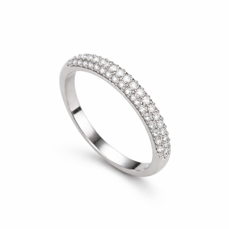 Sidabrinis žiedas su cirkoniais