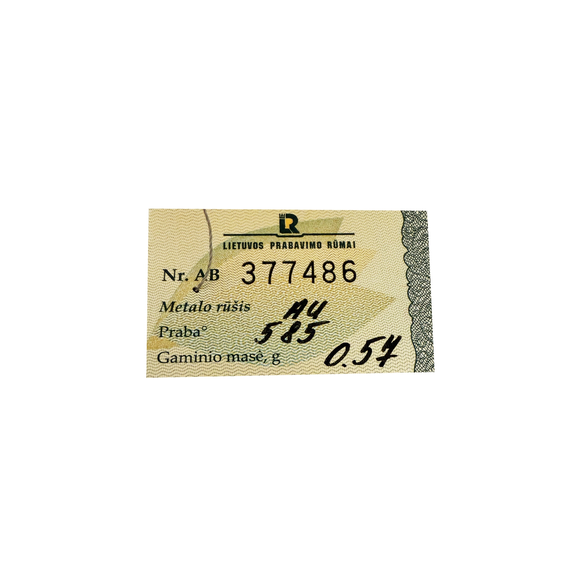 Balto Aukso Pakabukas Su Deimantais