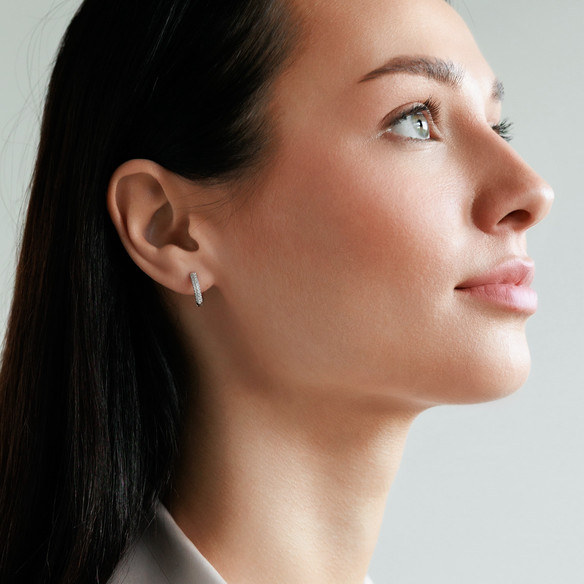 Sidabriniai Auskarai Su Cirkoniais - Rinkutės