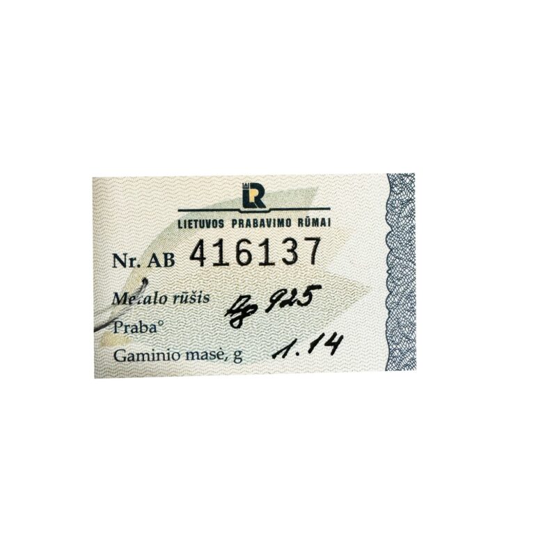 Sterling Silver Pendant With Sapphire