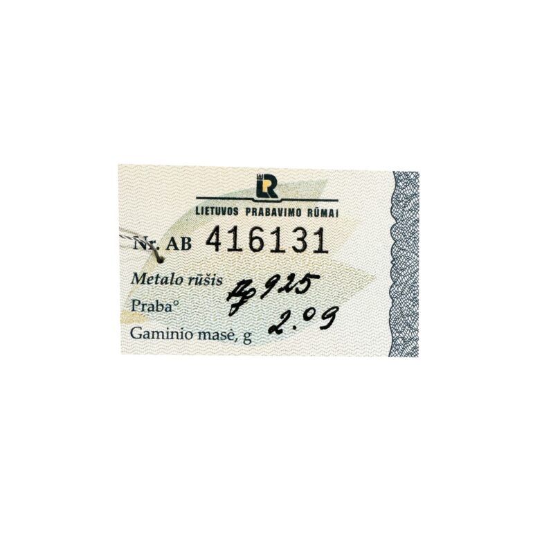 Sterling Silver Ring With Sapphire