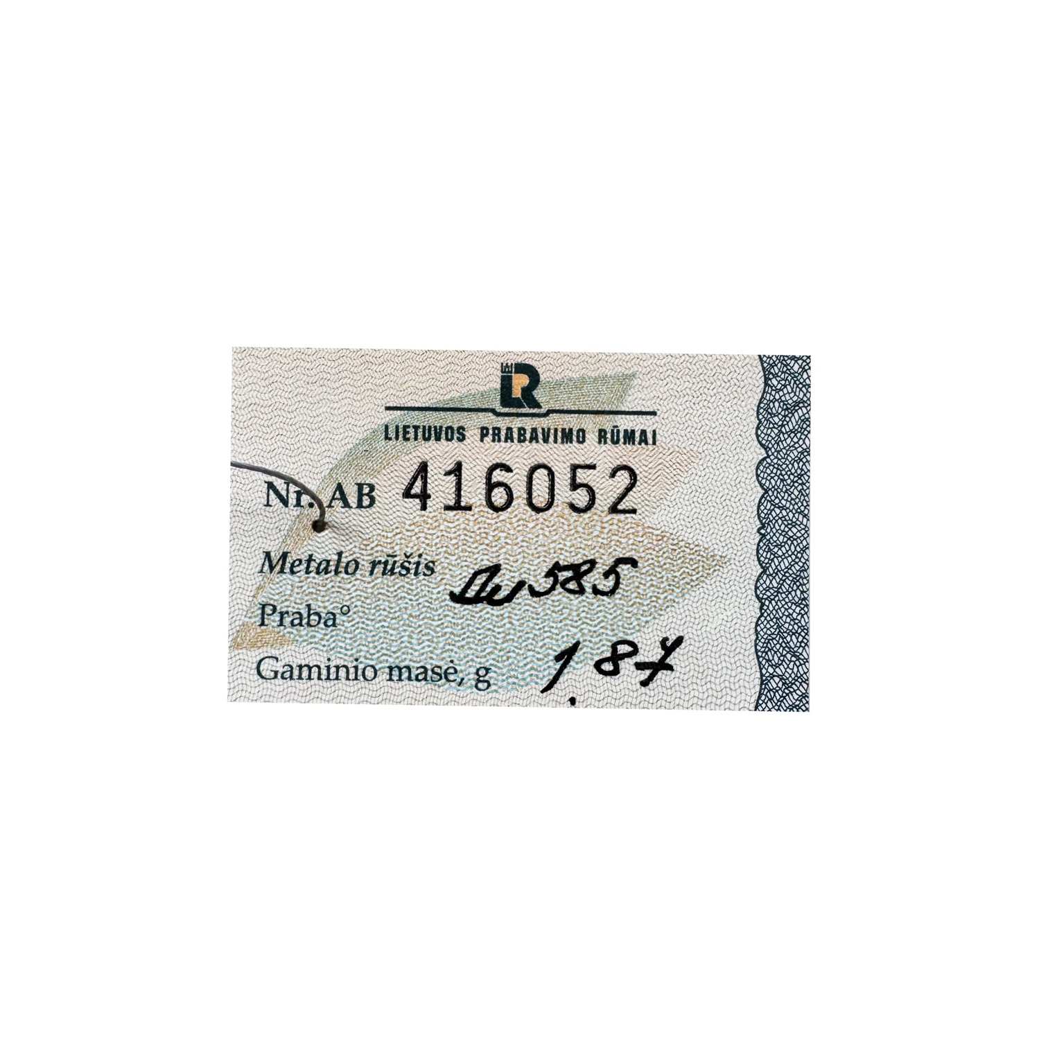 Balto Aukso Auskarai Su Deimantais