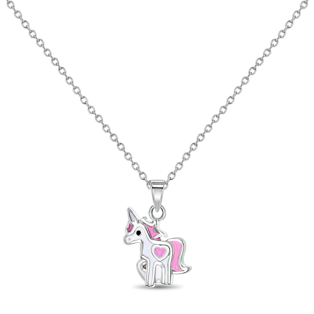 Sterling Silver Necklace - Unicorn