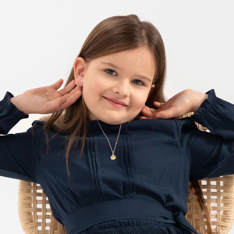 sidabrinis vėrinys - gėlytė