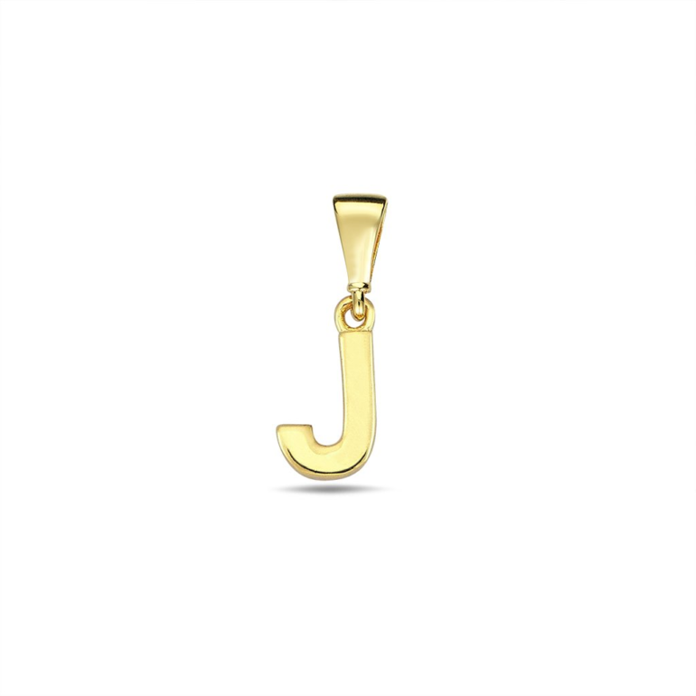 Geltono aukso pakabukas - Inicialas (raidė) J