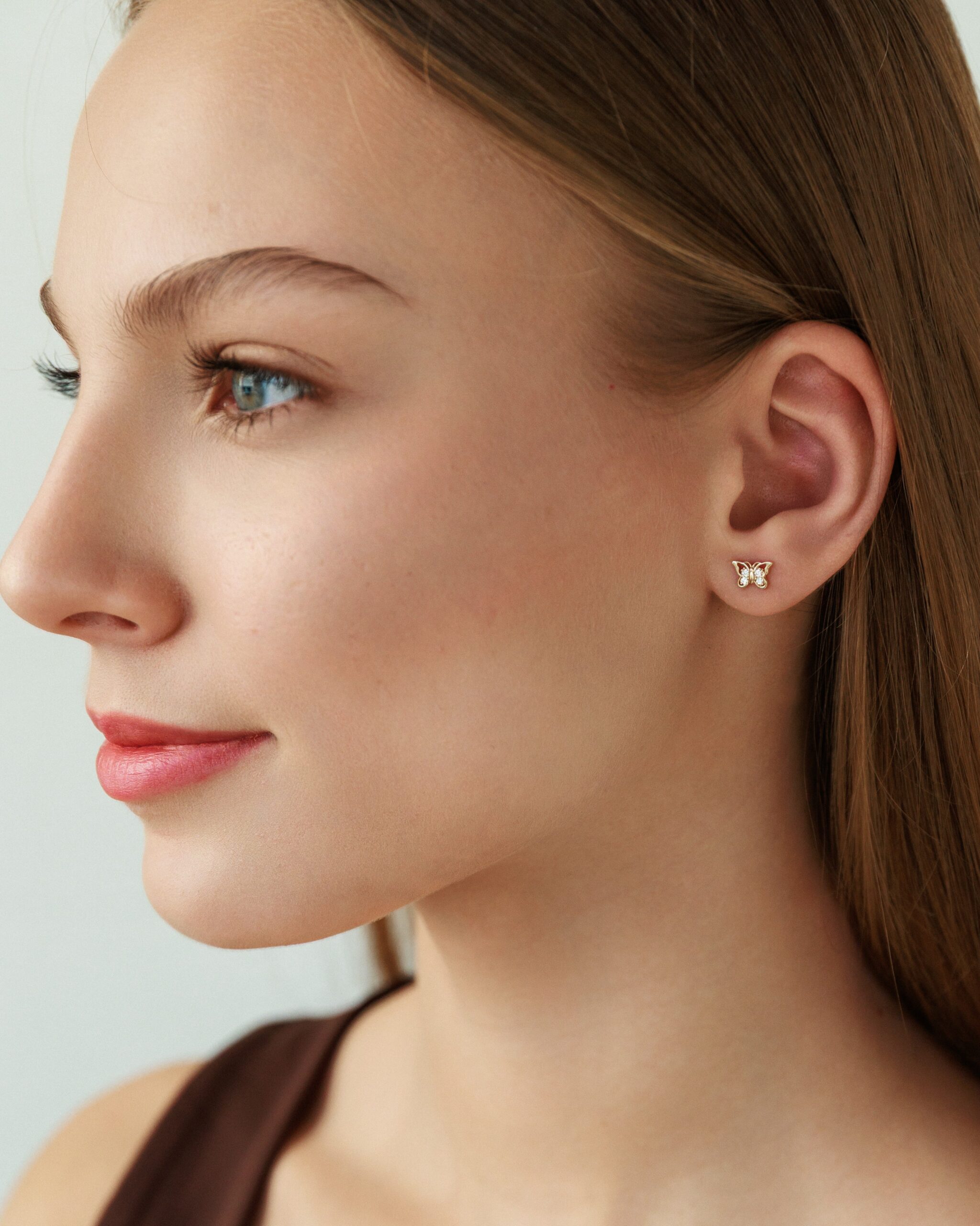 Auskiniai auskarai - Drugelis