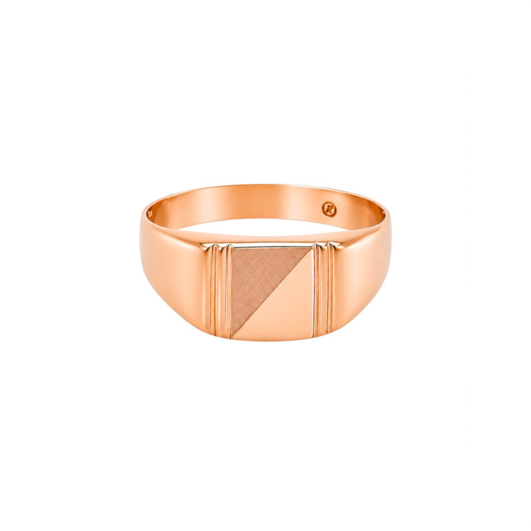 Rose Gold Mens Ring