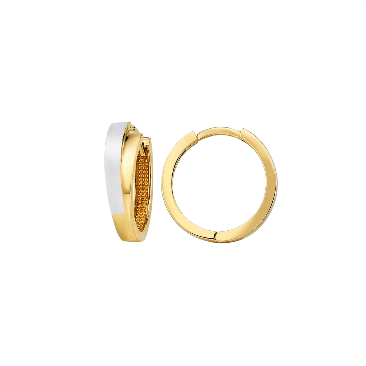 Elegantiškos geltono ir balto aukso rinkutės