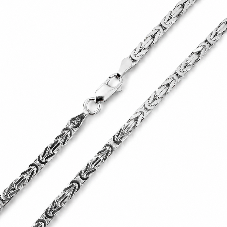 Sidabrinė grandinėlė vyrams - Pitonas