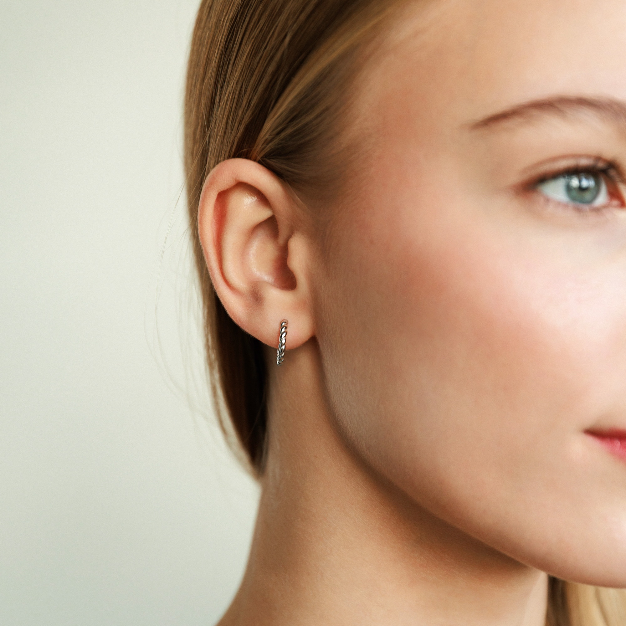 Sidabriniai auskarai - rinkutės