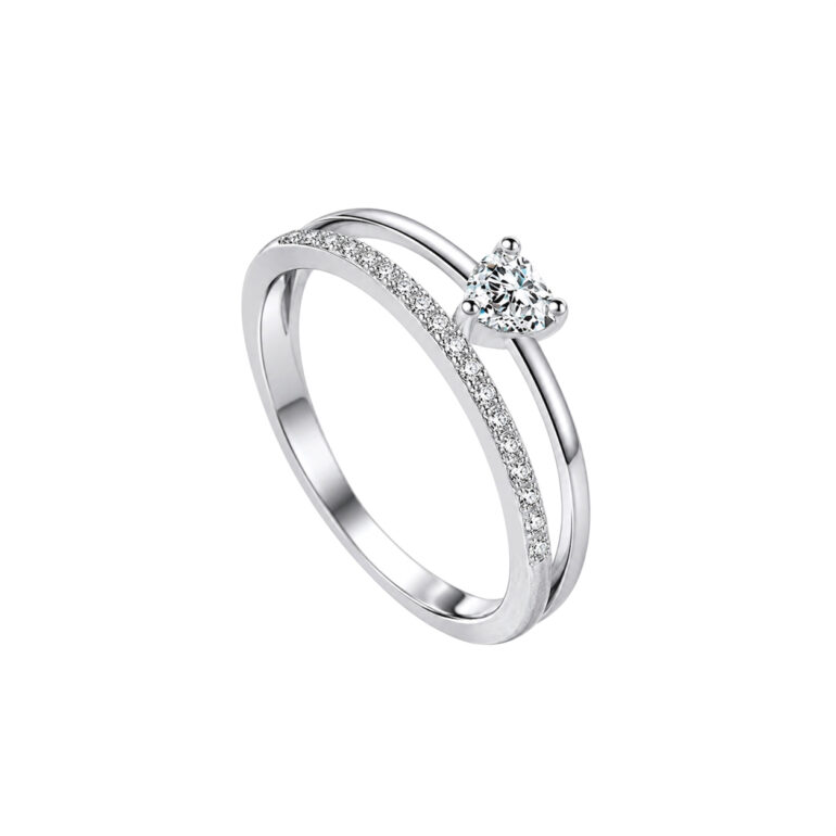 Sterling Silver Ring With Cubic Zirconia