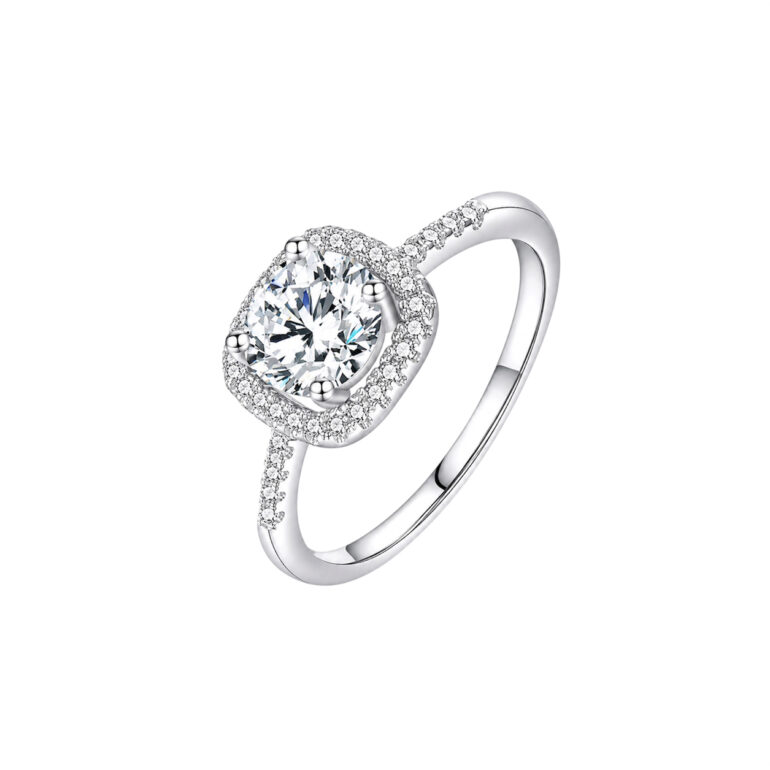 Sterling Silver Ring With Cubic Zirconia