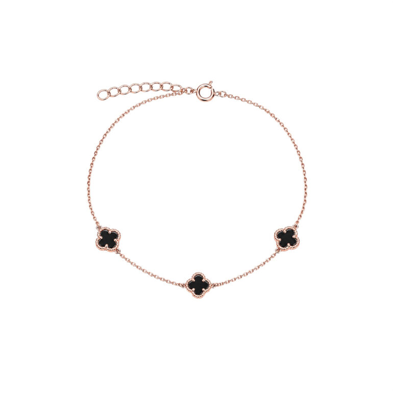 Rose Gold Bracelet - Clover