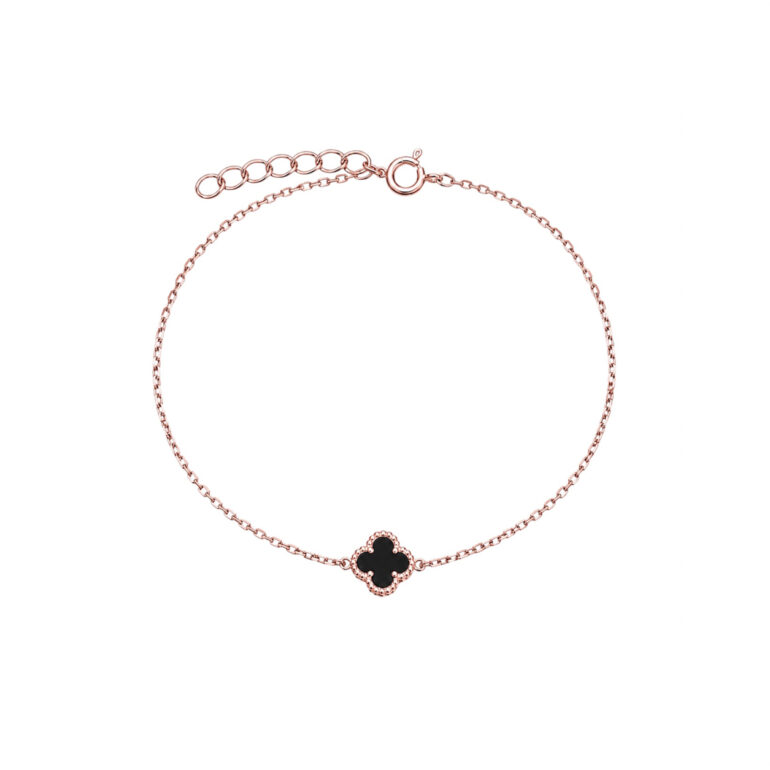 Rose Gold Bracelet - Clover