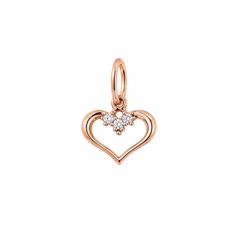 Rose Gold Pendant - Heart