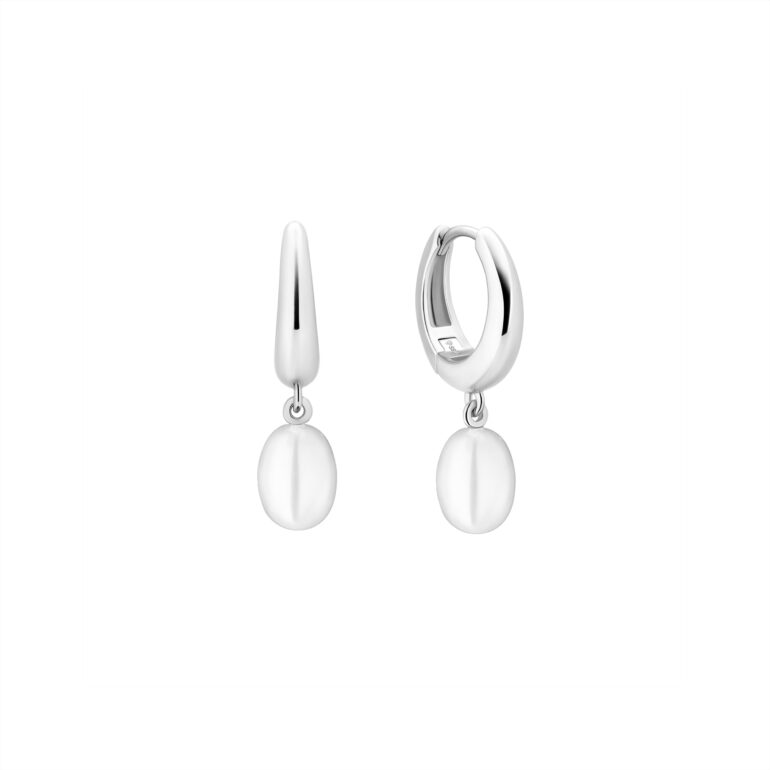 Sterling Silver Earrings With Pearls