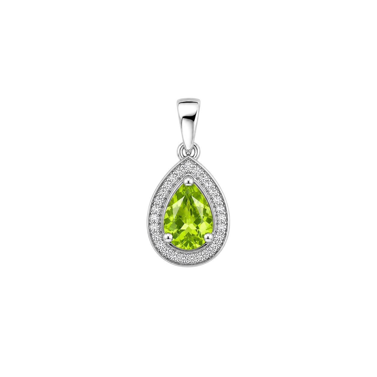 Sidabrinis Pakabukas Su Peridotu