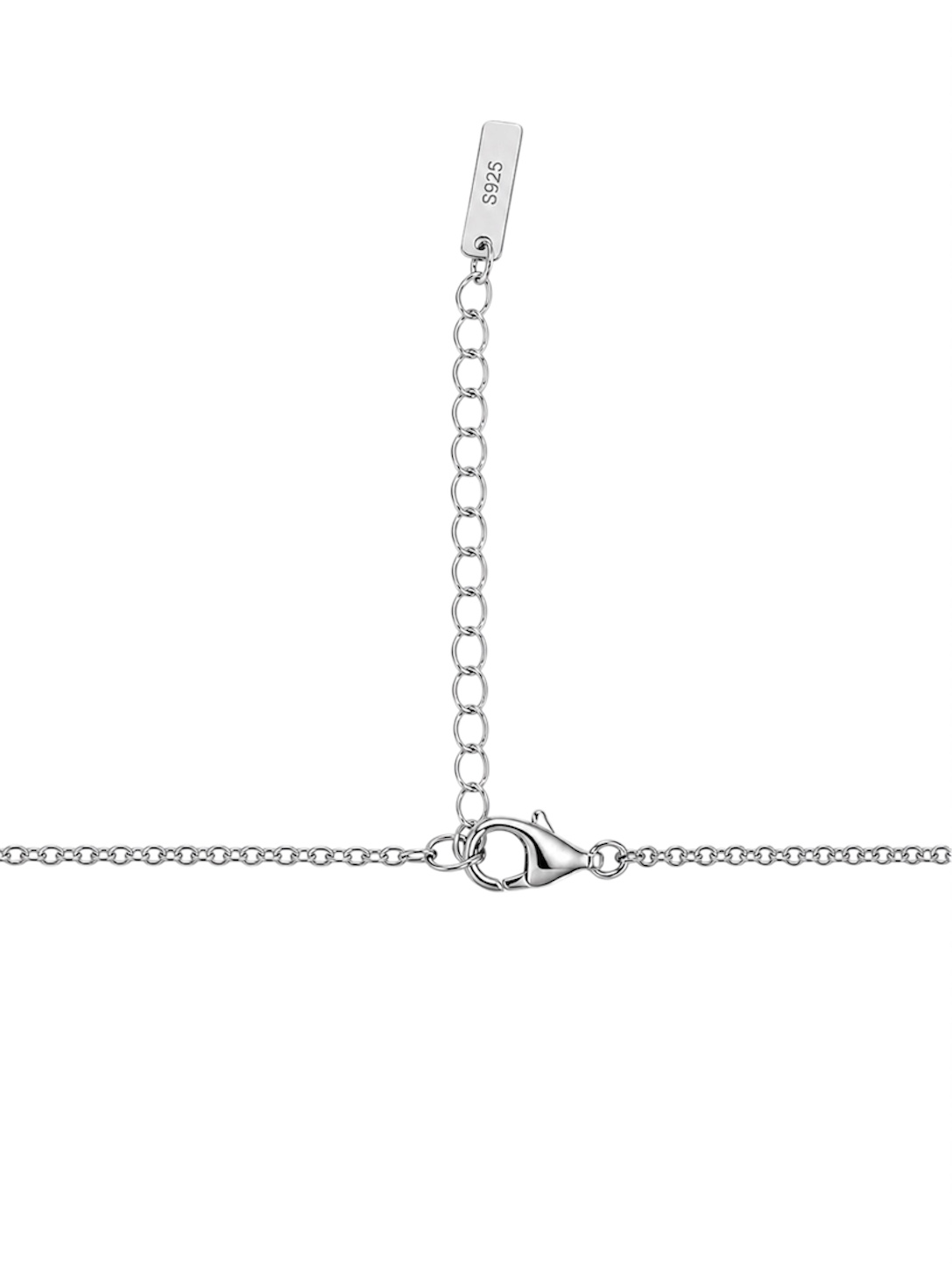 Sterling Silver Necklace With Topaz