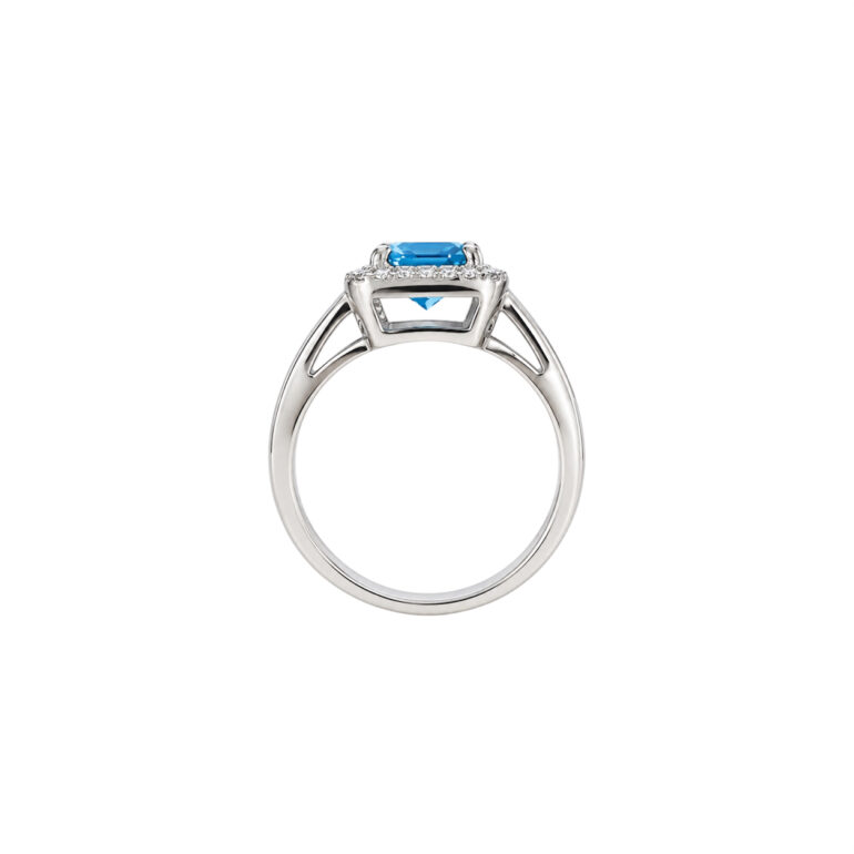 Sterling Silver Ring With Swiss Topaz
